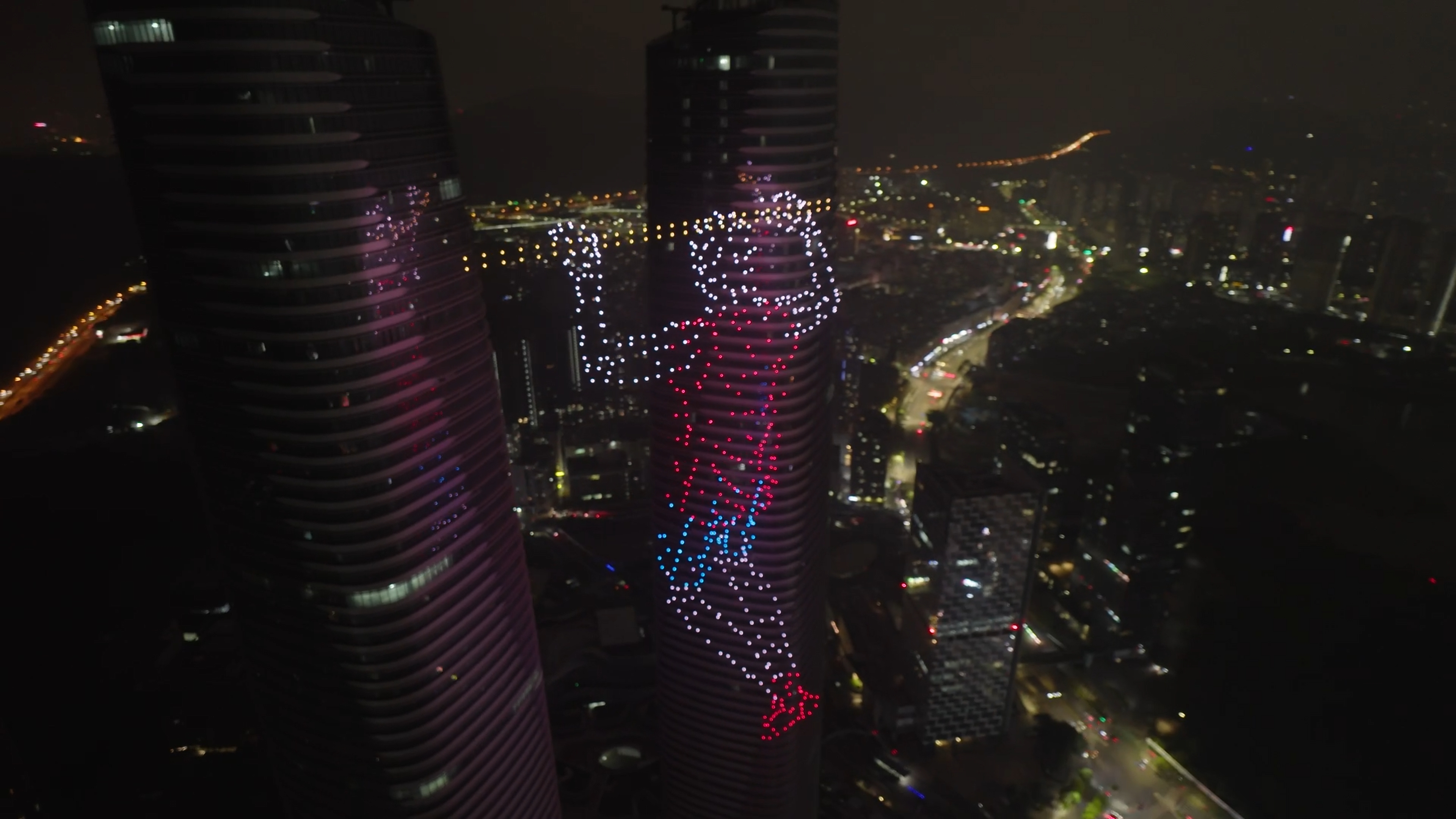 3D立體無人機燈光秀 3D Stereo Drone Light Show