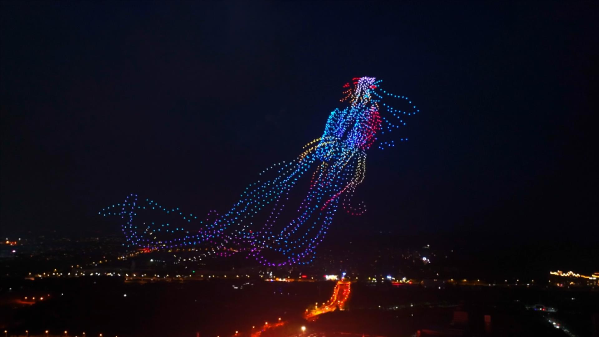 長(zhǎng)春航展無人機(jī)燈光秀 Changchun Airshow Drone Light Show