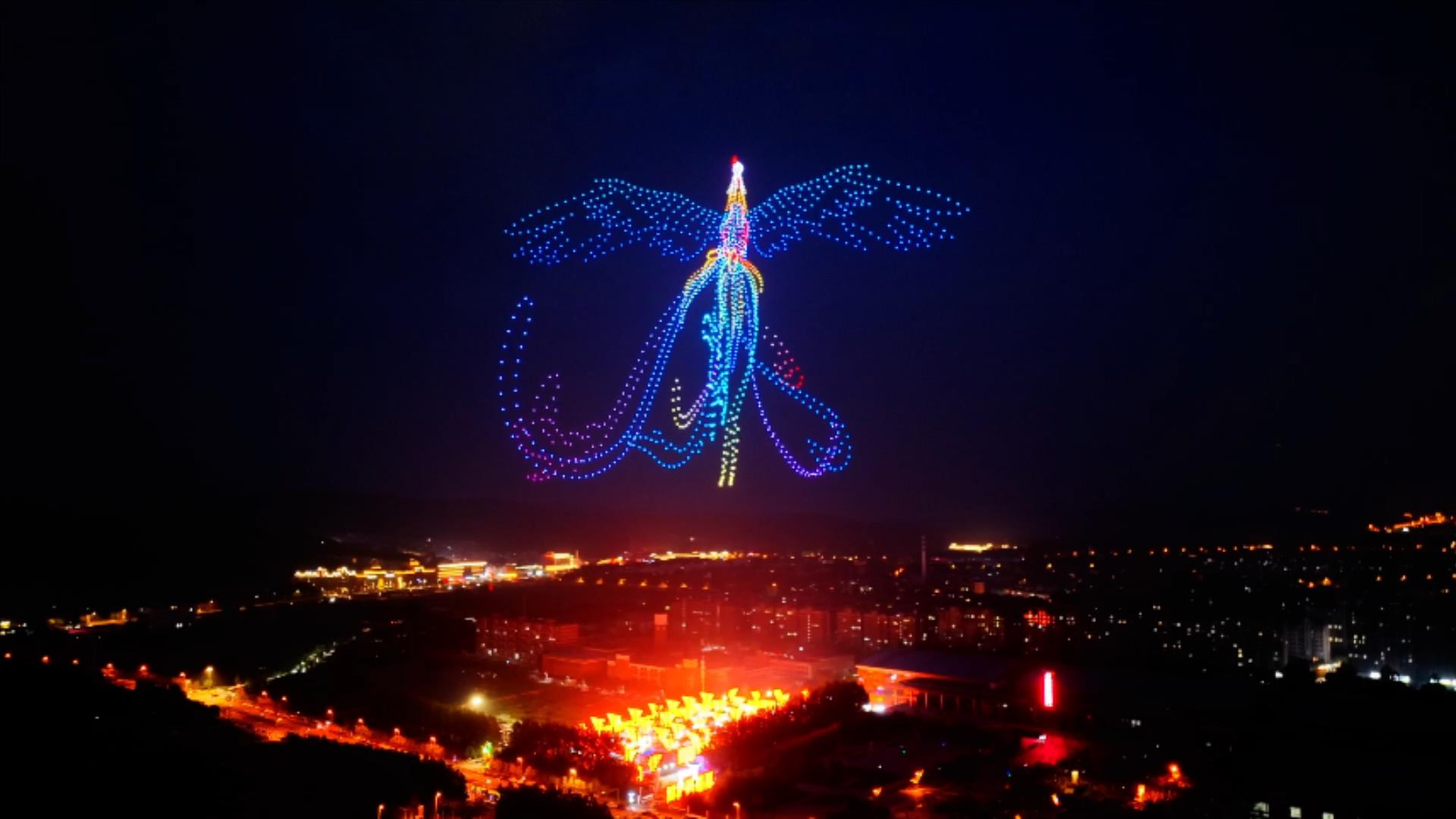 長(zhǎng)春航展無人機(jī)燈光秀 Changchun Airshow Drone Light Show