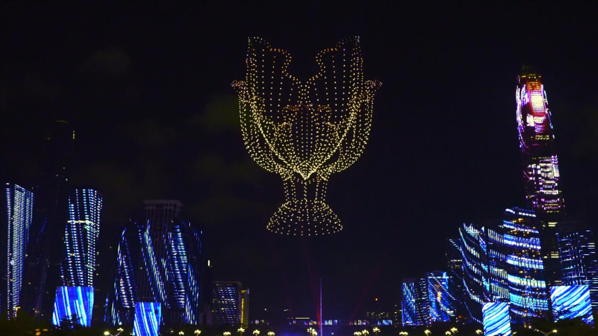 戶外無(wú)人機(jī)燈光秀 Outdoor drone light show