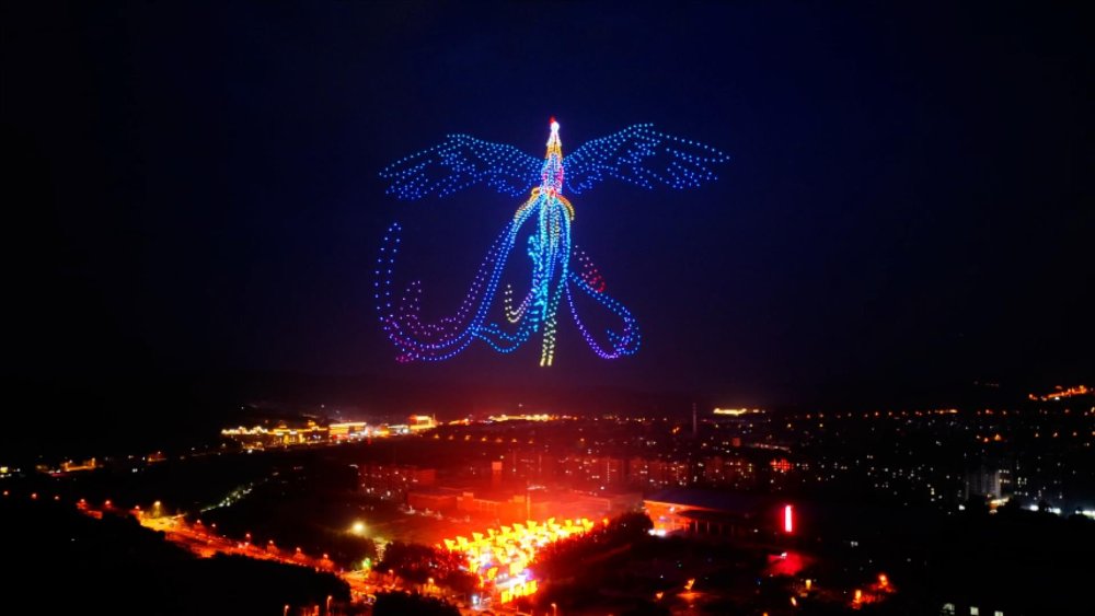 Drone Formation Light Show